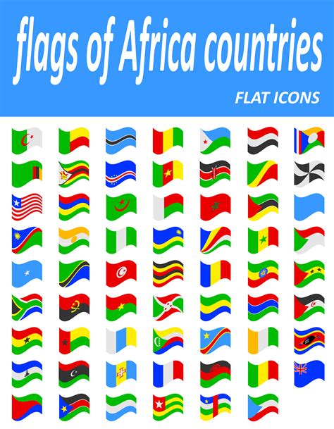 Countries Of Africa Flags