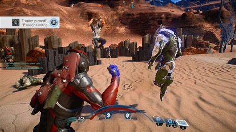 They have no time limit, but each mission must be completed before the next becomes available. Mass Effect Andromeda - Rough Landing Trophy Guide - Detonate a Trip Mine with a Thrown Enemy ...