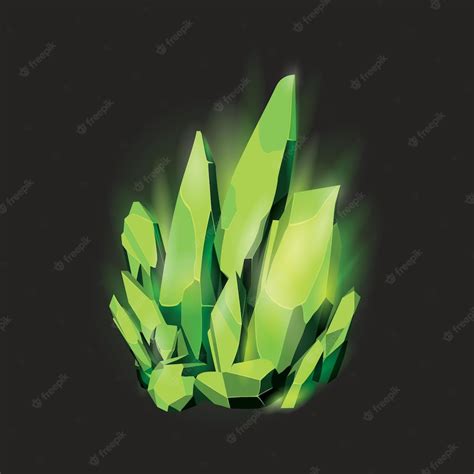 Premium Vector Crystals And Natural Minerals Gemstones Game Assets