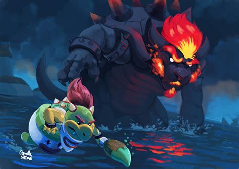 Bowser Father And Son By Missqueak On Deviantart
