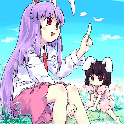 Reisen Udongein Inaba And Inaba Tewi Touhou Drawn By Sys Suisei