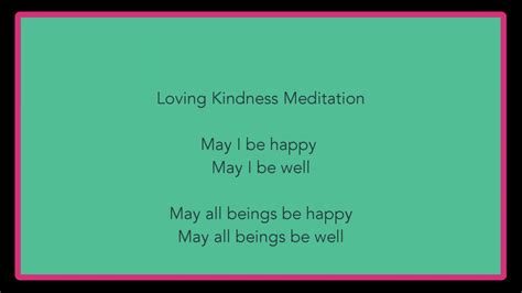 Guided Loving Kindness Meditation Youtube