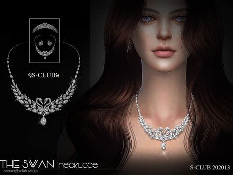 The Sims Resource Ll Necklace 202013 By S Club Sims 4 Downloads