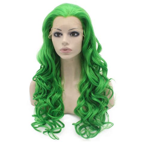 Green Lace Front Wig Green Wig