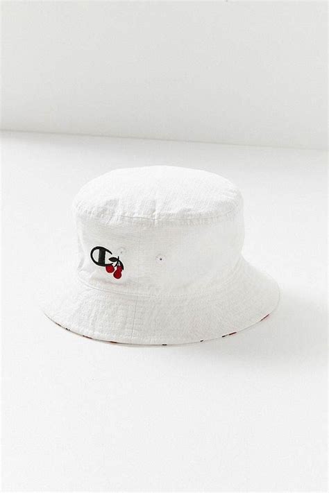 Shop Hvn X Champion Cherry Reversible Bucket Hat Hypebae