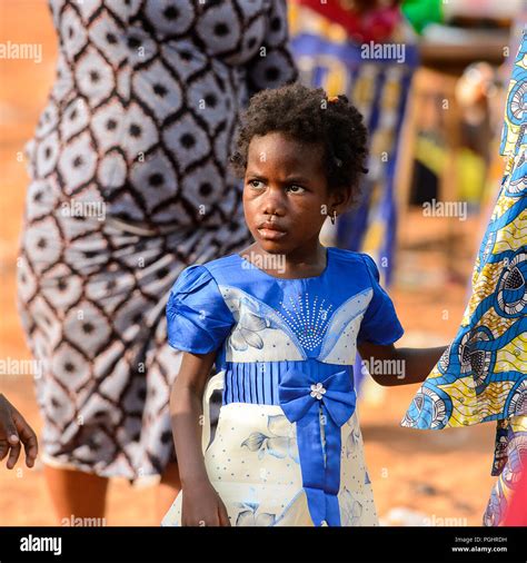 Ouidah Benin Jan 10 2017 Unidentified Beninese Little Girl In
