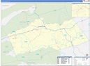 Wythe County, VA Wall Map Basic Style by MarketMAPS