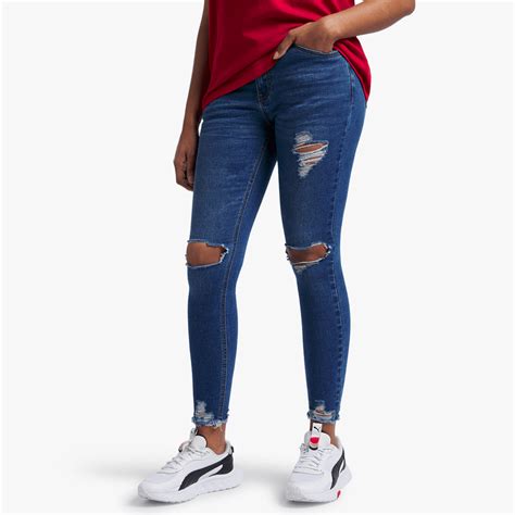 Redbat Womens Medium Wash Super Skinny Jeans
