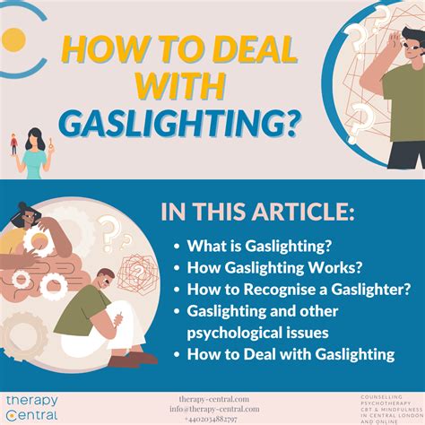 How To Deal With Gaslighting Therapy Central