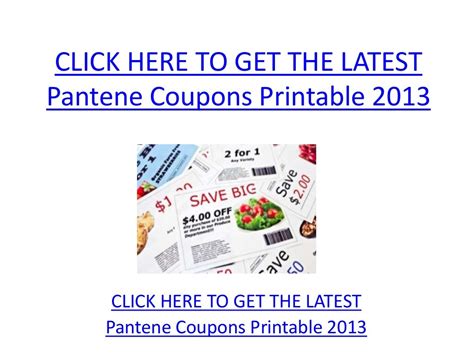 Pantene Coupons Printable 2013 Pantene Coupons Printable 2013