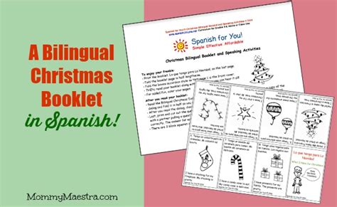 Mommy Maestra Free Download A Bilingual Christmas Booklet