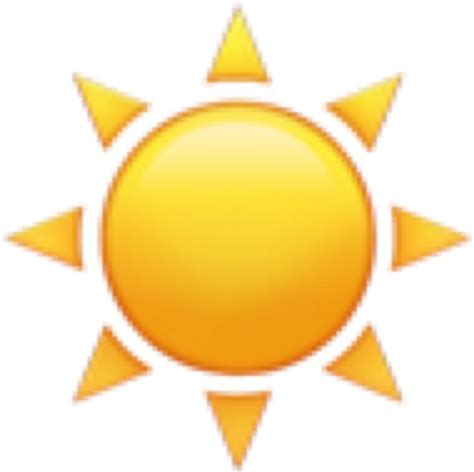 Download Sun Emojis Emojisticker Sunrise Sunset Yell Emoji Sun Png