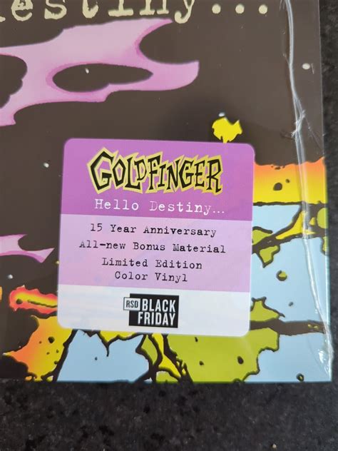 Goldfinger Hello Destiny Album Rsd Black Friday 2022 New And Sealed Ebay