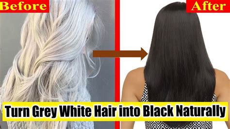 Your white hair is always at higher risk of damage than your natural black or brown hair. Turn Grey White Hair into Black Naturally - Natural Remedy ...