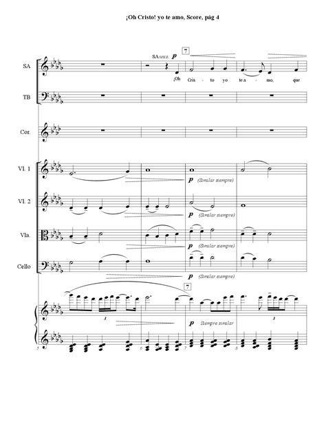 Maybe you would like to learn more about one of these? Yo Amo Pdf : 12 Oh Cristo Yo Te Amo Instrumentacion Pdf Score Y Partes / Looking for good ...