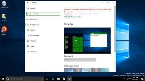 The windows 10 background, also called wallpaper, can be changed easily by ordinary users. Change Windows 10 desktop wallpaper without activation