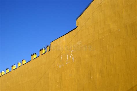 Yellow Wall Stock Image Image Of Saint Edifice Building 7966487