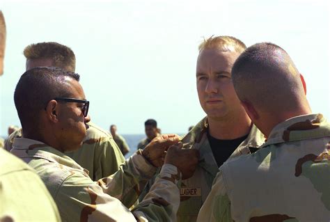 Master Sergeant Mgsgt Burton Usmc And Chief Warrant Officer Two