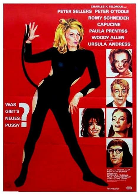 Whats New Pussycat 1965 Whats New Pussycat Woody Allen Old Movie Poster