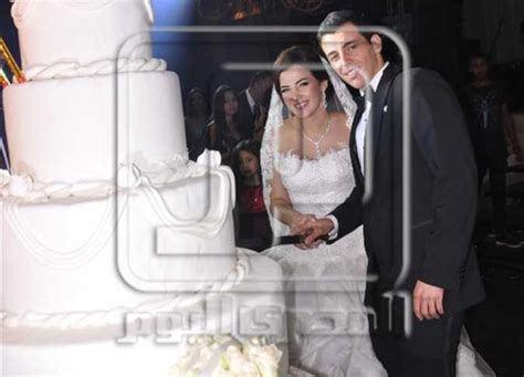 بالصور زفاف دنيا سمير غانم والإعلامي رامي رضوان المصري اليوم