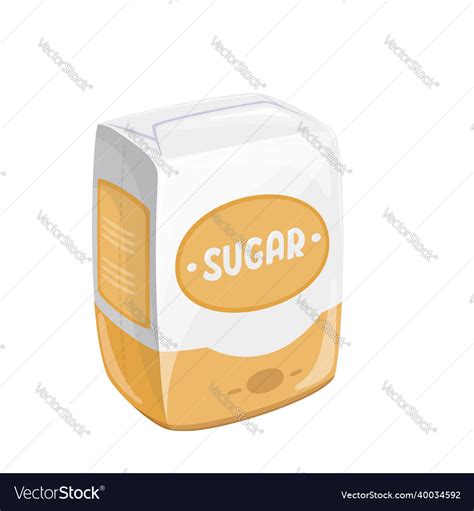 Sugar Paper Packaging Royalty Free Vector Image