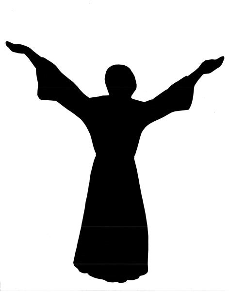 Praise Dance Silhouette At Getdrawings Free Download