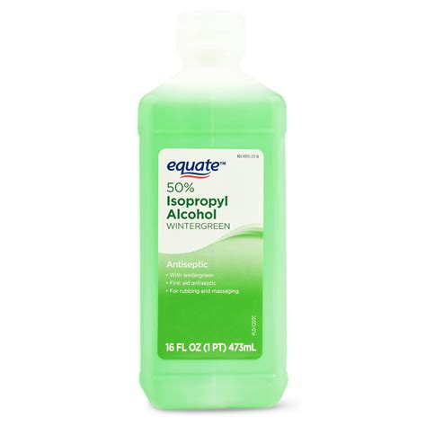 2 Pack Equate 50 Isopropyl Alcohol Wintergreen 16 Oz