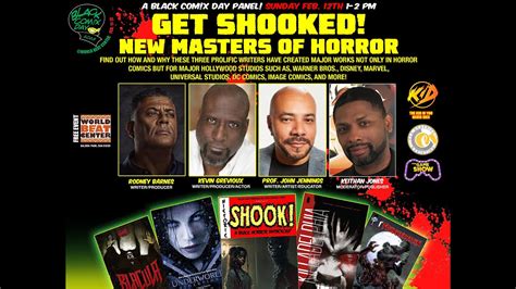Get Shooked New Masters Of Horror Panel At Black Comx Day V Youtube
