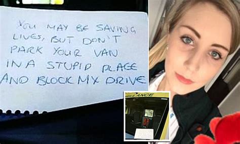 Patient Dies As Neighbours Put Note Moaning About Parking