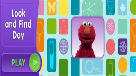 Sesame Street Look And Find Day With Elmo Youtube