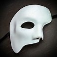 Phantom of The Opera DIY Half Face Venetian Party Mask Nose White ...
