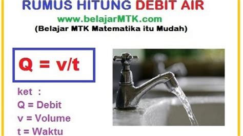 26 Contoh Soal Rumus Debit Air Contoh Soal Terbaru