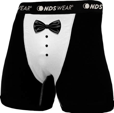 Mens Sexy Tuxedo Boxer Brief Underwear Wedding Underwear For Men Davson Sales