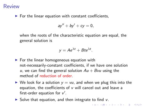 Solving A Non Homogeneous Equation