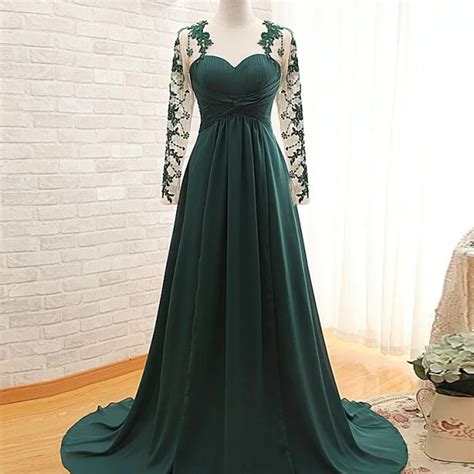 New Arrival Emerald Green Mother Of Groom Dresses A Line Appliqued