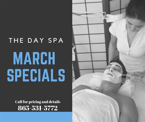 The Day Spa 2019 March Specials Fort Sanders Health And Fitness Center