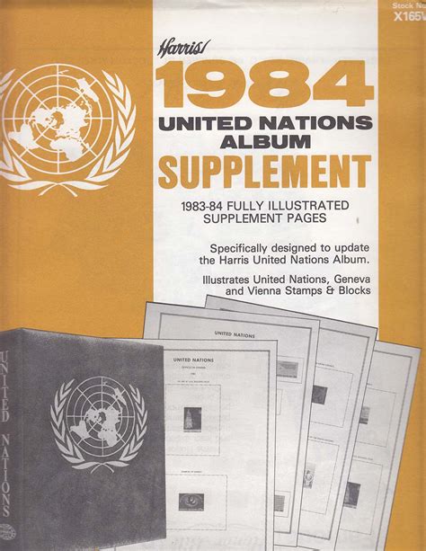 He Harris Stamp Album Supplement United Nations