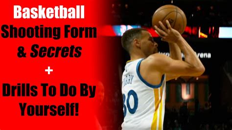 Basketball Shooting Form - Shooting Drills By Yourself - NBA Shooting Secrets | Basketball 