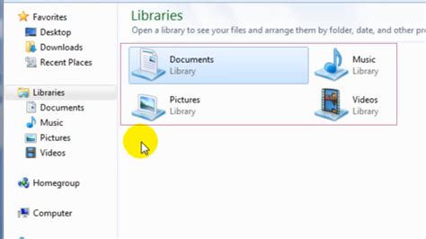How To Use Libraries In Windows 7