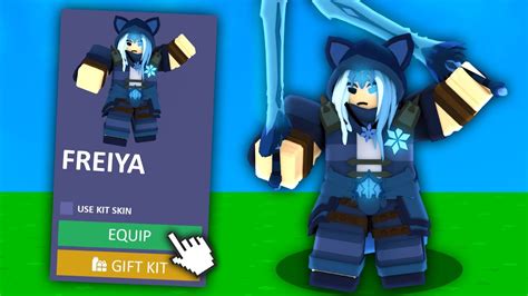 I Became The Freiya Kit In Roblox Bedwars Youtube