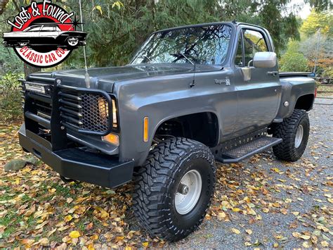 1976 Chevrolet Cheyenne Stepside Lost And Found Classic Car Co