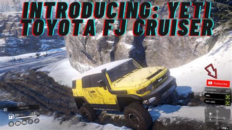 Snowrunner Mod Review Introducing The Yeti Aka Toyota Fj Cruiser