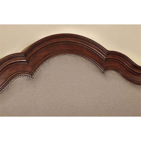 Traditional Fabric Upholstery King Sleigh Bed Bellavista Furniture Of America Buy Online On Ny