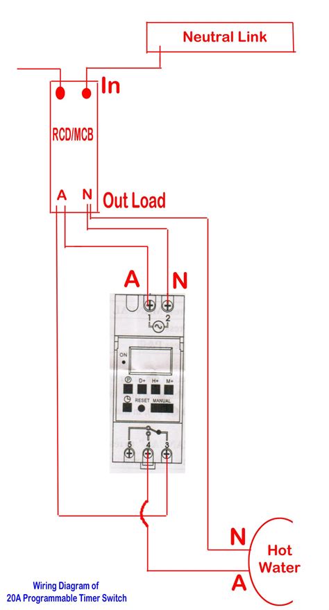 wiring diagram  timer  contactor