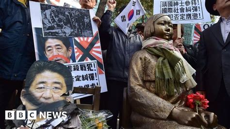 Japan And Korea To Step Up Talks On Comfort Women Bbc News