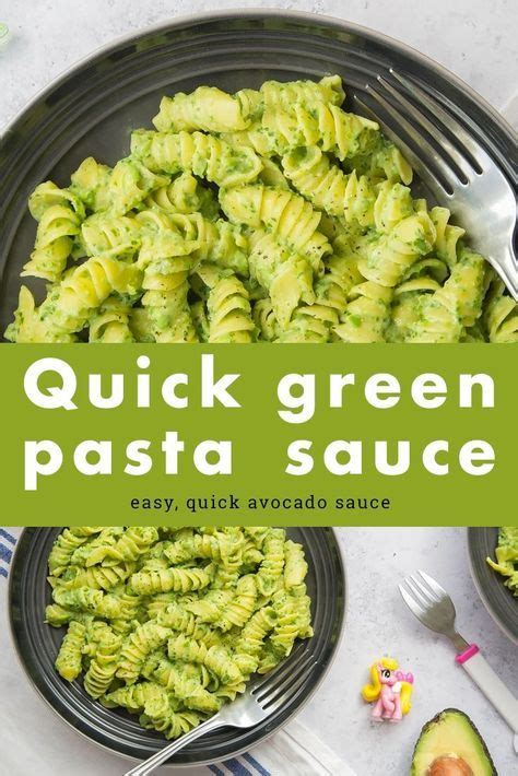 Quick Green Pasta Sauce From Living On The Veg Recipe Green Pasta