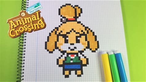 Como Hacer A Isabelle Canela De Animal Crossing Pixel Art Youtube