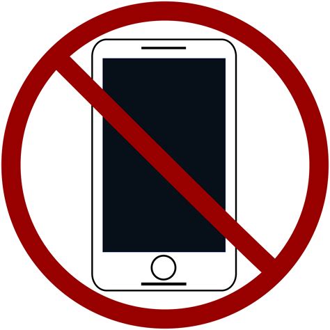 Clipart No Cell Phones Free Clipart Download No Smartphone Icon