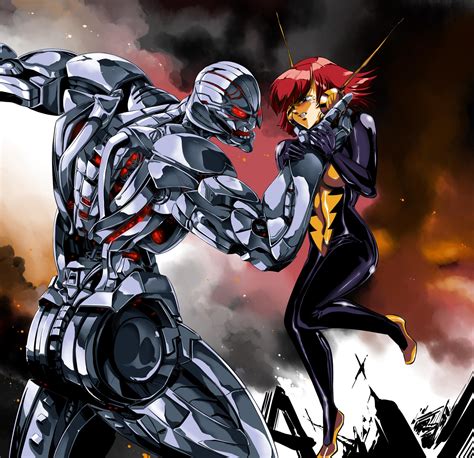 Ultron And Wasp Dont Compare Me With Pym By Edcom02 On Deviantart