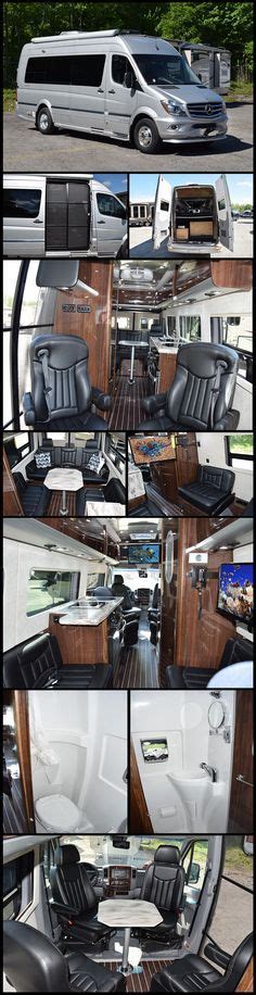 Sleek Rv Expands To Reveal Jet Like Interiors Luxury Rv Rv Campers